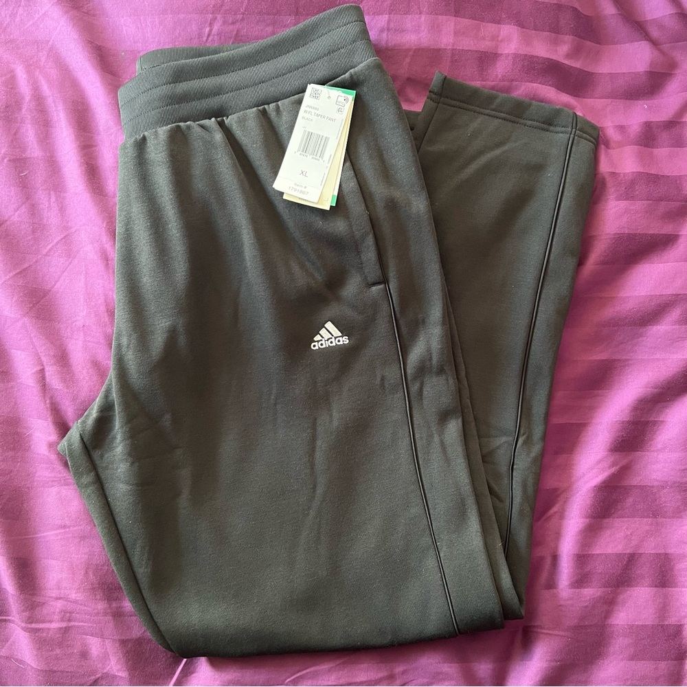 Women’s Adidas Track Pants Tapered Ankle Joggers NWT